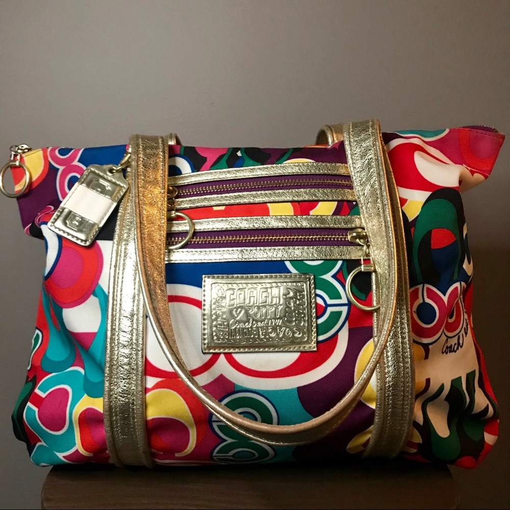 COPY - Coach poppy tote